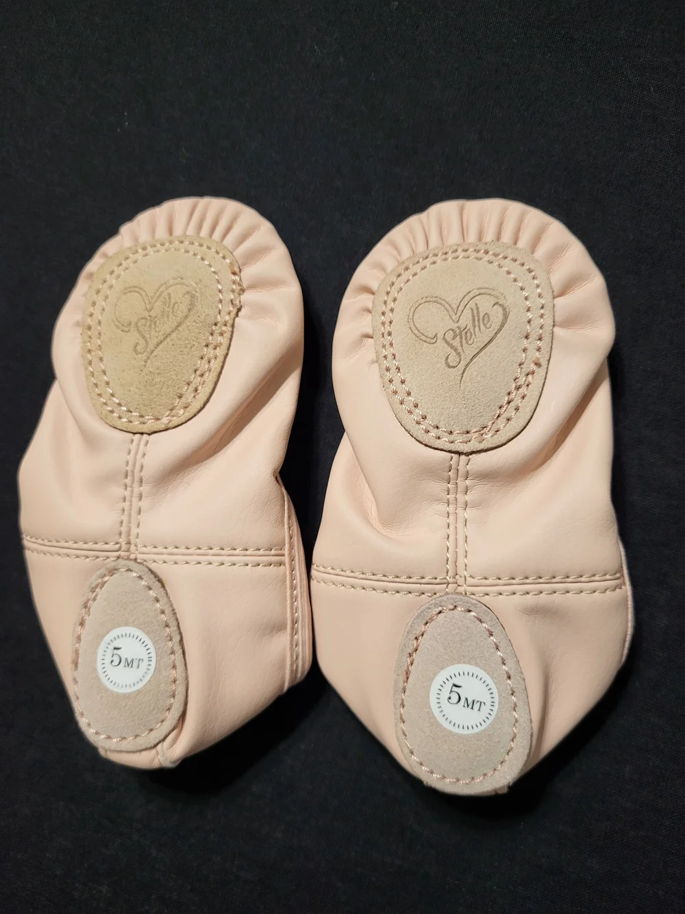 Kids Elastic Strap Ballet Flats in Light Nude